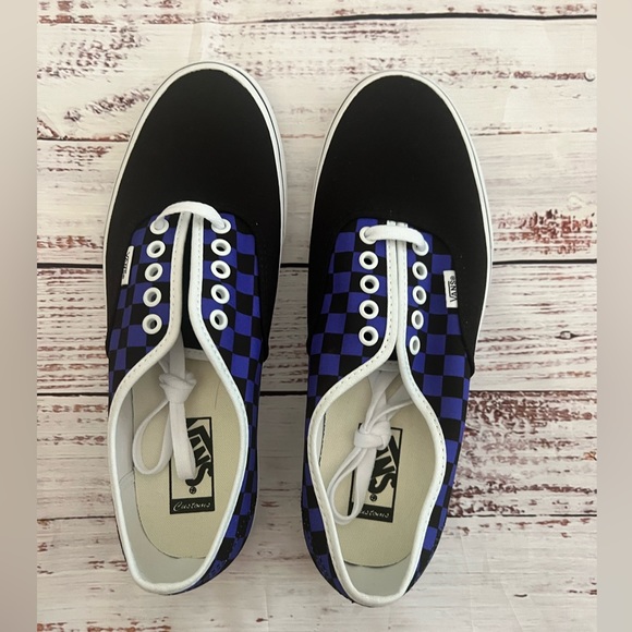Vans classic era checkerboard purple/black men's 9.5 women's 11 - Picture 1 of 5